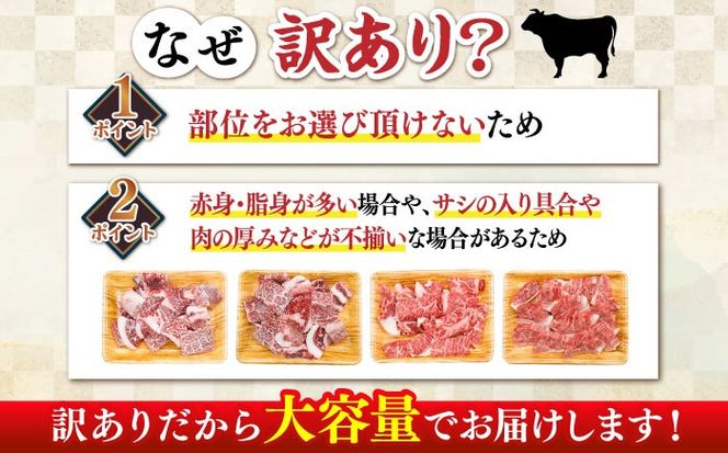 【訳あり】博多和牛 焼肉 切り落とし1kg（500g×2p）《築上町》【MEAT PLUS】肉 お肉 牛肉[ABBP120]