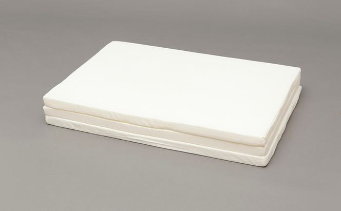 マットレス シングル 三つ折り 折りたたみ バランスマットレス MTRB-S アイリスオーヤマ ふつう かため 腰が沈み込みにくい 軽量 ウレタン 敷き布団 敷布団 下に敷くだけ