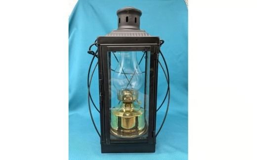 カンテラランプ サイド花柄アンバー | キャンプ アウトドア キャンプ用品 ランプ カンテラ ライト おしゃれ かっこいい 鉄 ガラス 真鍮 灯油 明るい