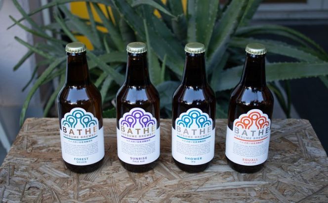 BATHE YOTSUME BREWERY クラフトビール 贅沢3種飲み比べ 3本セット ビール ギフト 詰め合わせ 飲み比べ ギフト 墨田区 東京都