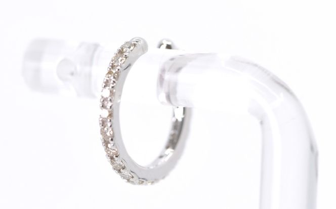 0.2ct 10金 イヤーカフ ホワイトゴールド管理番号RTJ-019 246-001-WG