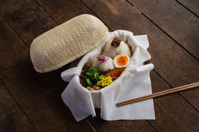 【伝統工芸品】KORI ANRI JAPAN「MUSUBU ヤナギの器」 "Lサイズ" 柳行李 / 豊岡杞柳細工 飯行李 弁当箱 お弁当 行楽 ピクニック ランチボックス