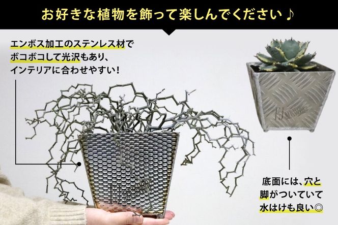 植木鉢 BOTANICAL POT SSP-M 1点 [藤田鉄工所 宮城県 気仙沼市