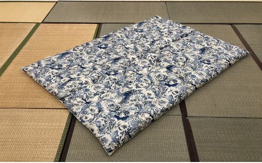 ふとん打ち直し　天然防ダニアロエ加工生地　ミスティ柄　２枚組【CW90W】（滋賀県　近江八幡市）