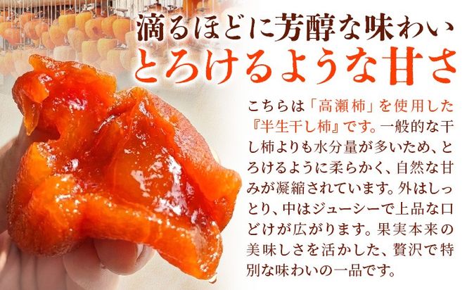 【先行予約】半生干し柿 選べる内容量 6個 12個 18個 御船藤農園《2026年11月上旬-2027年1月中旬頃出荷》熊本県 御船町 柿 高瀬柿 果物 フルーツ かき セミドライ 甘味 くだもの 和菓子 ねっとり 濃厚 おやつ スイーツ ギフト 送料無料---mifune_mfn_13_6p---