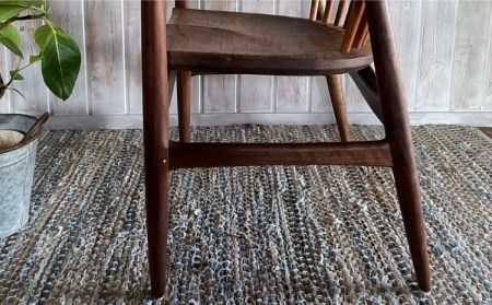 【ブラックウォルナット】シェルアームチェア 糸島市 / 工房はーべすと [AYA058] ダイニング アームチェア 椅子 いす イス