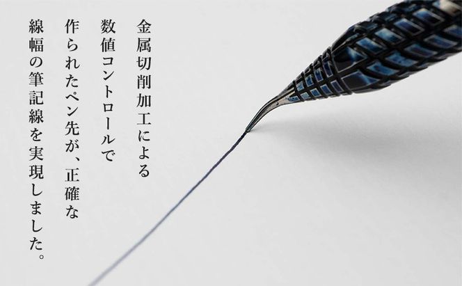 筆記具　金属つけペン DRILLOG ペン軸 クラシカル2マテリアルアルミ（シャイニーライラック） チタンペン先 KODACHI（メタルカラー）付き