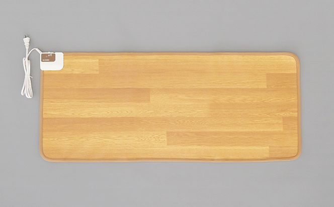 ホットカーペット 電気カーペット ホットマット 110×45cm HCM-1105FL-M アイリスオーヤマ 木目調 キッチンマットサイズ 木目 節電 寒さ対策 足元 暖房 電気 暖房器具 こたつ対応 温度調節 温度調整