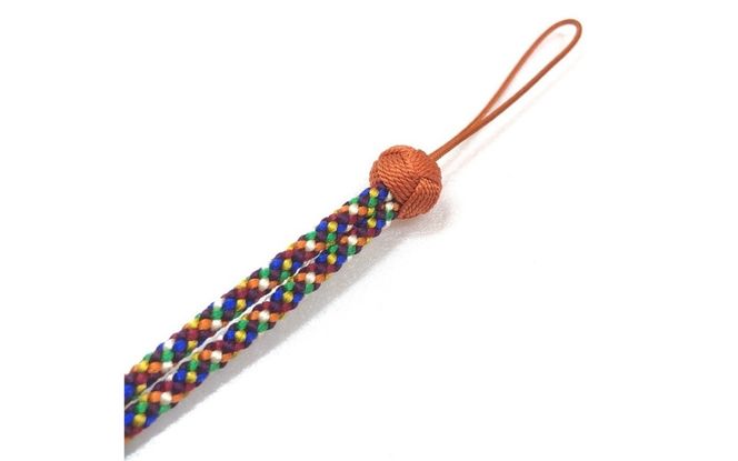 【※使用しない※】組紐ネックストラップ丸組4