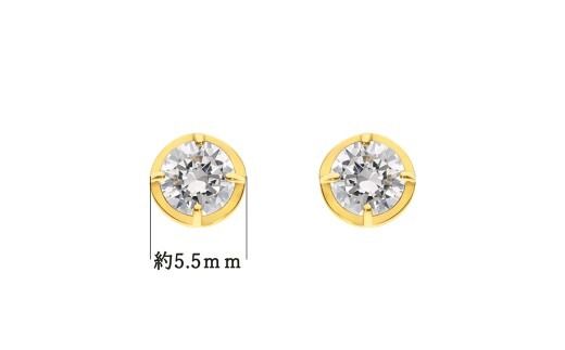 K18 0.6ct ダイヤモンド富士ピアス 41-3232 ピアス  ジュエリー 贈り物 ギフト プレゼント