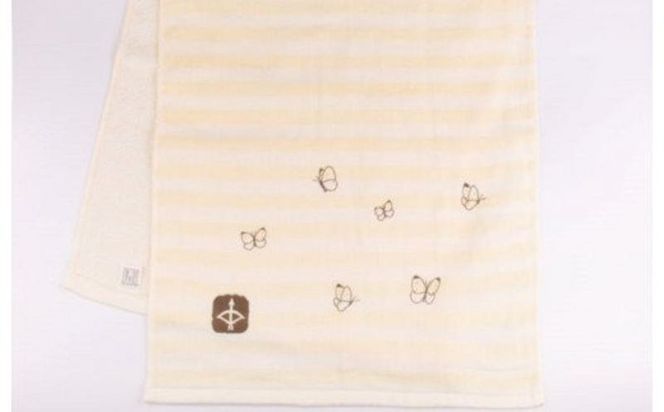 099H344 【スピード発送】JAPAN madeガーゼタオル 3枚セット(カラーボーダー)