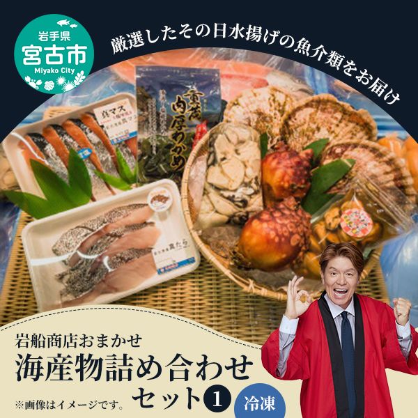 【三陸厳選】岩船商店おまかせ海産物詰め合わせセット（1）岩手県宮古市 海の幸 旬の魚 詰め合わせ