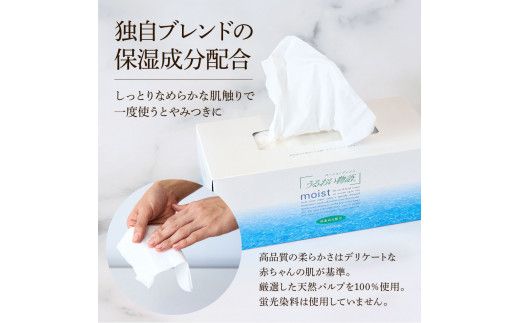 保湿ティッシュペーパー うるおい物語 220組 20箱入り ティッシュ ティッシュペーパー ボックスティッシュ 箱  パルプ100% ローションティッシュ 保湿  なめらか おすすめ おしゃれ デリケート 【ハヤシ商事株式会社】 [BQAD012]