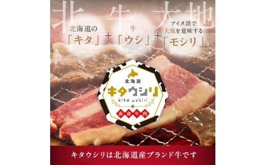 キタウシリ 牛ロース焼肉用 スライス 200g×4枚 ( 牛肉 ロース 肉 焼肉 焼き肉 赤身肉 ニク にく 北海道 国産牛 北見市 ブランド牛 赤身 ヘルシー )【173-0009】