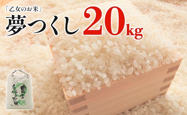 令和6年産「乙女のお米」夢つくし ２０kg