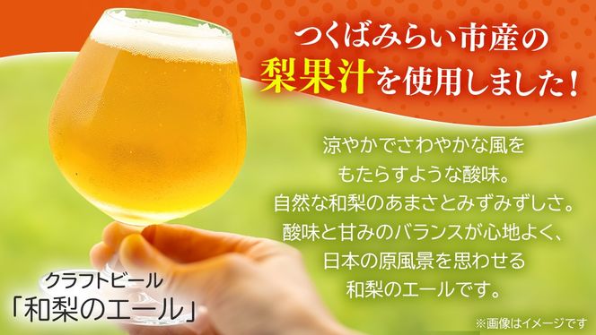 地元農家が作る つくばみらい市産 梨 を使った クラフトビール 「和梨のエール」 330ml 6本セット 地ビール 和梨 ビール やわら飯塚農園 [CZ10-NT]
