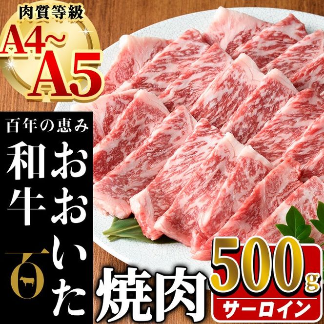 おおいた和牛 サーロイン 焼肉 (計500g) 国産 牛肉 肉 霜降り A4 A5 黒毛和牛 和牛 豊後牛 ブランド牛 冷凍【HE04】【(株)吉野】