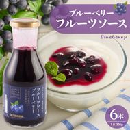 フルーツソース320g　ブルーベリー（6本）和歌山産業提供 山形県 東根市 hi070-001