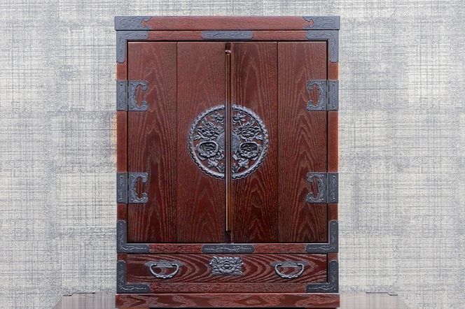 仙台箪笥 仙台仏壇20号 拭き漆調 KH-568（お申込書返送後1ヶ月～5ヶ月程度でお届け）高級 工芸品 伝統|06_kyk-800901