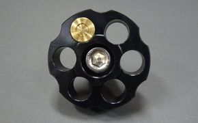  Honda　クロスカブ用　サイドカバーボルト 雑貨 日用品 アルミ削り出し リボルバー シリンダー形状 工具無し 