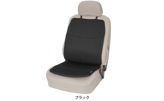 エアーフォームNEO　背もたれ付きクッション　ブラック　カー用品　高反発 車用品 内装 アクセサリー 20mm 中材 程よいクッション性 通気性 体圧分散 ロングドライブ 最適 ズレ防止 ほとんどの車 取付可 丸洗い可 