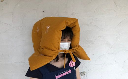 防災頭巾としても使用できる座布団【CW48W1】
