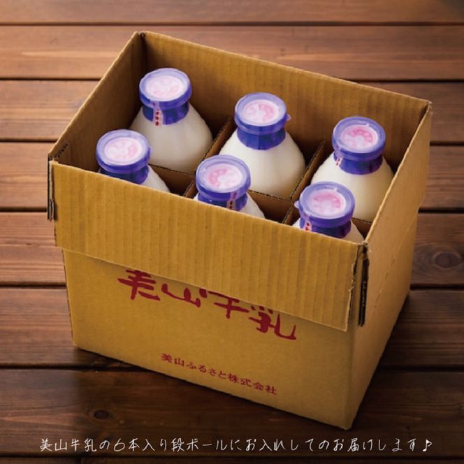 牛乳 京都 美山牛乳 瓶 900ml ×6本 セット 美山町 お取り寄せ ※北海道・沖縄・離島への発送不可 