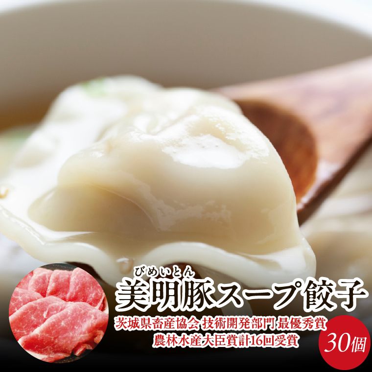 [餃子]スープ 餃子 1袋 博多豚骨|惣菜 冷凍食品 茨城県 行方市(HJ-8)