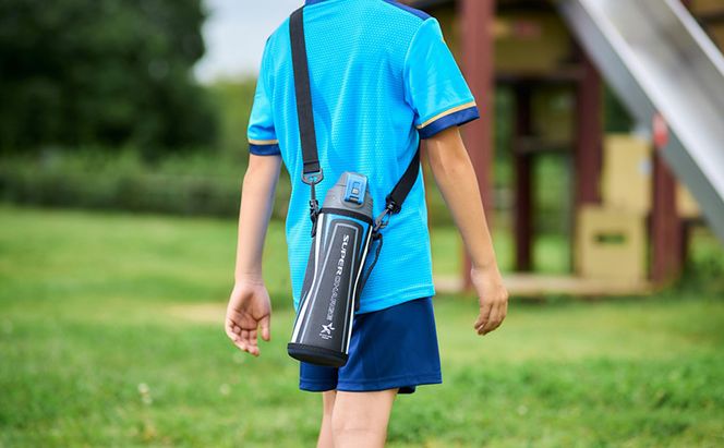 水筒 キッズ 1L 直飲み 真空断熱ダイレクトボトル DBR-1000 ブラック アイリスオーヤマ 1リットル 子供 マグボトル おしゃれ 軽量 保冷 運動会 部活 スポーツ