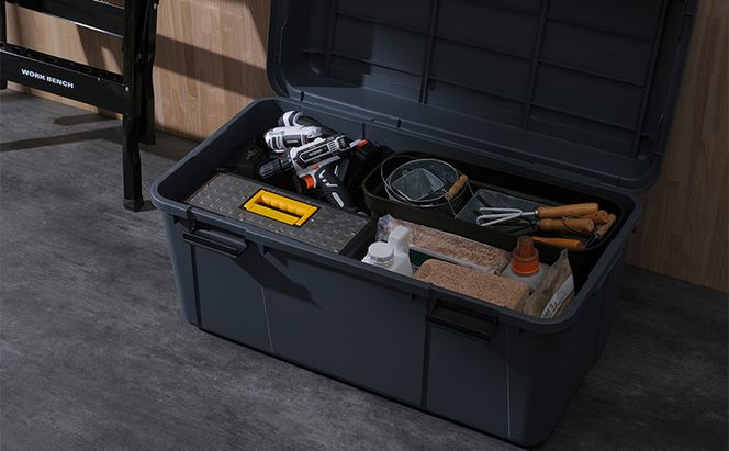 収納 ワイドストッカー 92L 5個セット AZ-860 グレー アウトドア ガーデニング ガーデニング用品 コンテナ 収納に便利 多目的収納 アイリスオーヤマ 屋外収納 