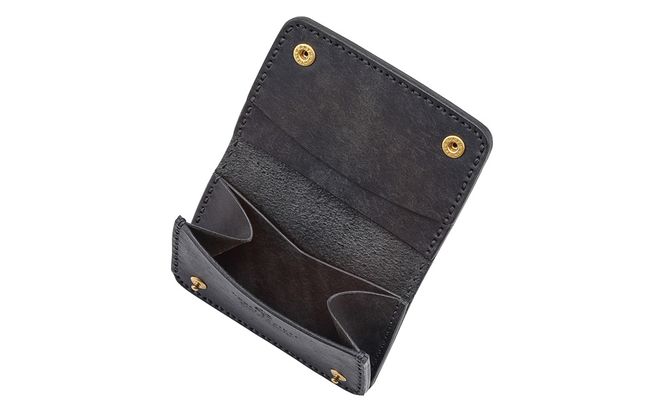 豊岡財布 haaki Leather コインパース HLW304 / ネロ / コインケース 小銭入れ カード入れ 手のひらサイズ 財布 サイフ ブランド 牛皮革 プエブロレザー 革 メンズ レディース ハンドメイド 手作り 木和田正昭商店