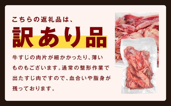 mrz0418 【氷温熟成×極味付け】煮込み用 牛ヒレ肉 切り落とし 1kg＋牛すじ肉 500g 総量1.5kg【訳あり サイズ不揃い 小分け 冷凍 SDGs フードロス カレー 煮込みに】