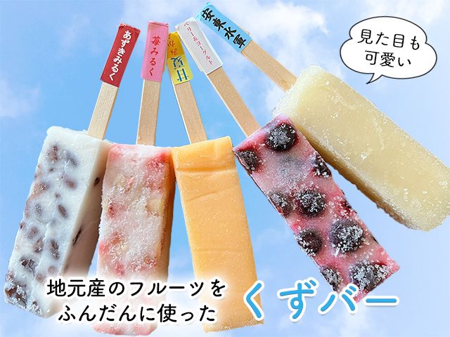 アイス くずバー 10本 詰め合わせ セット 溶けないアイス 食べ比べ フルーツアイス スイーツ お菓子 菓子 和菓子 おやつ デザート シャーベット ご当地スイーツ ご当地 お土産 葛バー 冷凍 冷凍配送 青森 鰺ヶ沢町