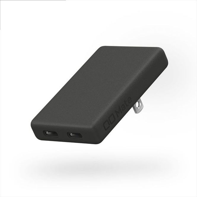 CIO 充電器 小型 急速充電 コンセント タイプC iPhone iPad Mate Charger 003 ライトブラック｜小型 軽量 おしゃれ 便利 [2697]