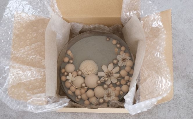 ウォールデコ/サークル(1) インテリア オリジナル 立体インテリア 壁 装飾 花 フラワー ウッド  おしゃれ ギフト プレゼント 岐阜県 海津市