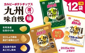 ＜選べる！＞カルビーポテトチップス 九州味自慢　K194-003