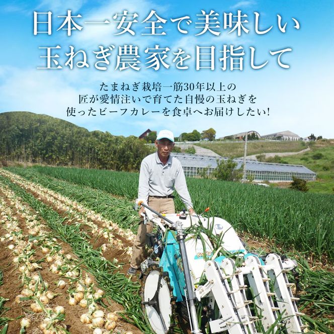 淡路島の牛肉とたまねぎ使用　今井ファームビーフカレー　200ｇ×10食　レトルトカレー