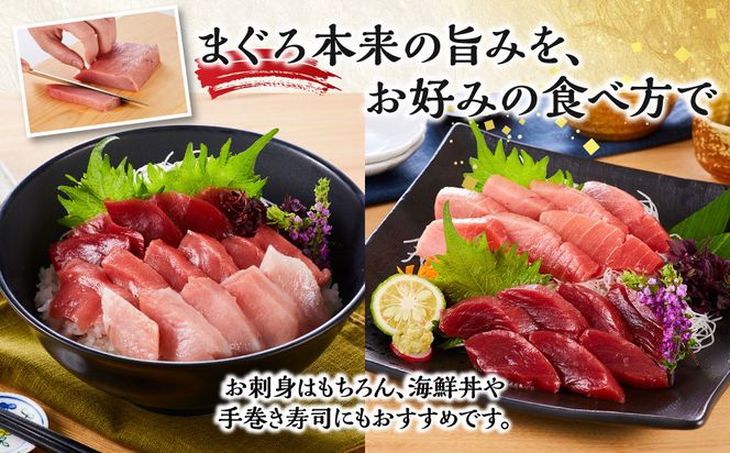 本マグロ（養殖）トロ＆赤身セット 1kg［KS13］ 304018_CG1003