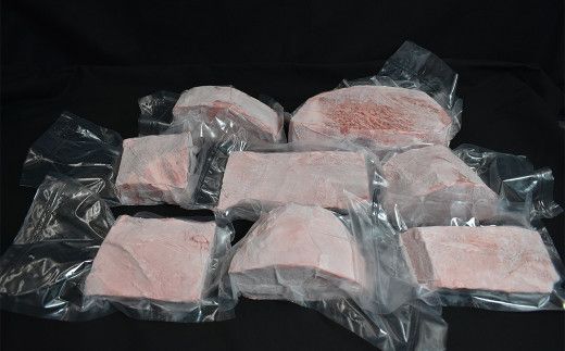 焼肉ブロックセット 合計4kg 牛肉 サーロイン ミスジ カルビ（茨城県共通返礼品）