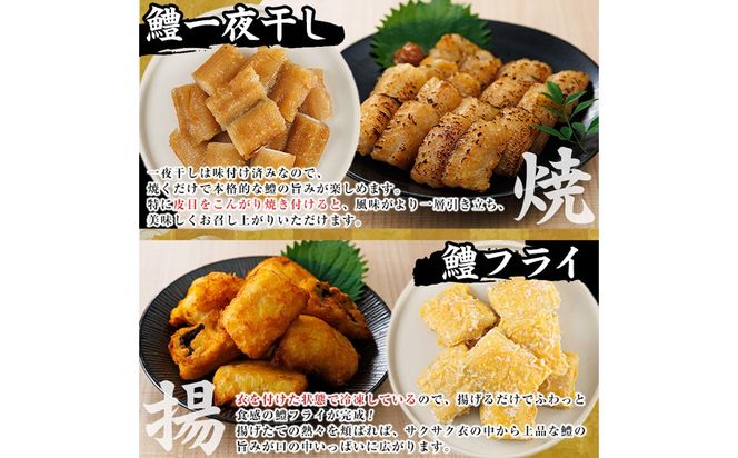 鱧づくしセット(骨切り白鱧×400g、鱧フライ×250g、鱧一夜干し×150g) はも ハモ 骨切り 唐揚げ 海鮮 魚介 おつまみ 惣菜 簡単 お手軽 冷凍 食べ比べ 詰め合わせ 詰合せ 国産 宮崎県産 【門川漁業協同組合】【O-9】