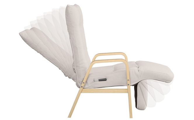 リクライニングウッドアームチェア FACR-RHB アイボリー リクライニングチェア 一人掛け リクライニング 座椅子 一人用 ソファー 高齢者 肘掛付 背もたれ ヘッドレスト フットレスト 椅子 プレゼント アイリスオーヤマ