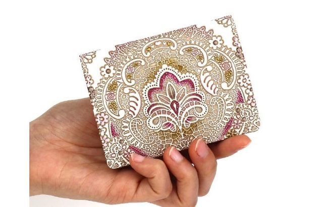 【文庫屋大関】箱まち小銭入れ アンティークレース〈ピオニー〉【皮革工芸品】 革製品 工芸品 民芸品 牛革 財布 小銭入れ 小物入れ お祝い ギフト プレゼント 墨田区 東京都