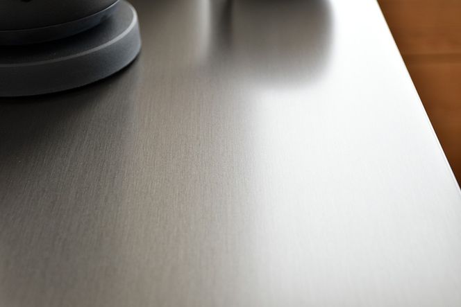グラーデ 80 キッチンボード NA【ナチュラル 完成品 特殊鋼板 食器収納 家電収納 耐熱 耐傷】(H062354)