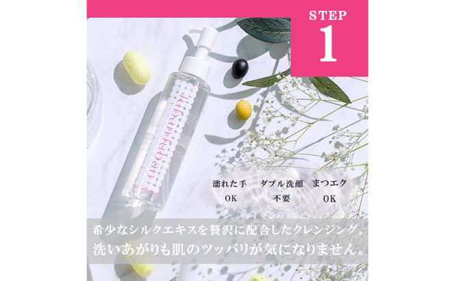 【シルクでうるおす】JubanJubanスキンケア3点セット クレンジング 化粧水 