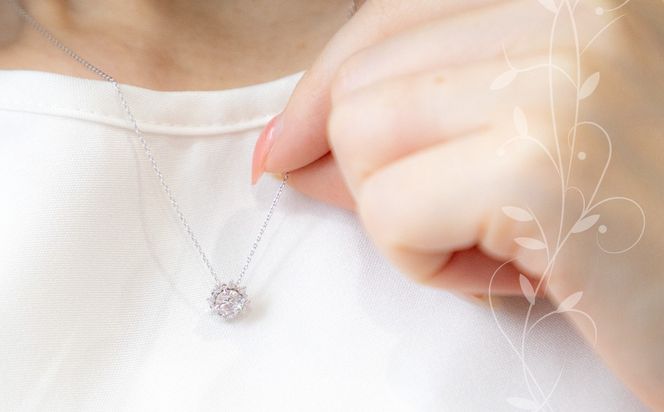 GF065　ptダイヤモンドネックレス 0.50ct+0.10ct（RP-MR-770）
