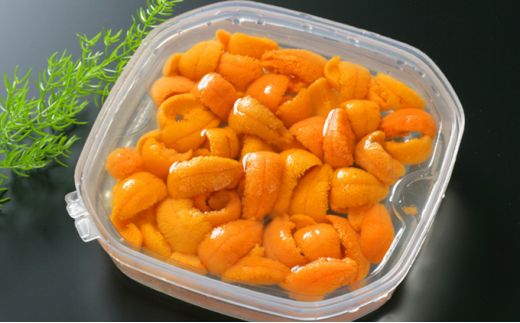 【配送時期が選べる】無添加 エゾバフンウニ 食べ比べセット 計200g（折詰・塩水パック） | ウニ ミョウバン不使用 うに 塩水 うに 塩水パック うに 折詰 uni うに 北海道 生ウニ 雲丹 高級 大容量 登別市