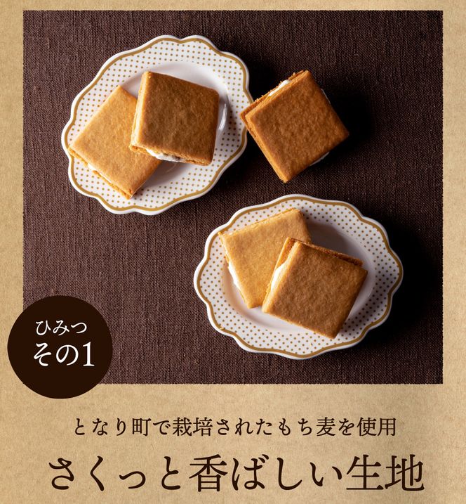 レーズンバターサンド「いち福神」（8枚入×2箱）009AD01N.／詰合せ スイーツ レーズンサンド もち麦粉使用 コーヒー ワイン ギフト ボックス入り おかし お菓子 焼菓子 洋菓子 クッキー バター 化粧箱 個包装 冷凍 ホワイトデー 母の日 もち麦粉 