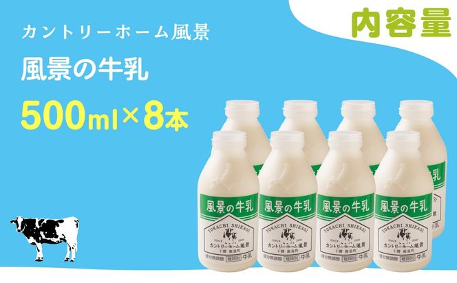 風景の牛乳 500ml ×8 SKB079
