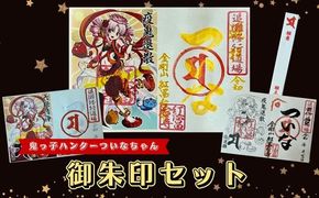 B44ついなちゃん御朱印三種と専用護摩木