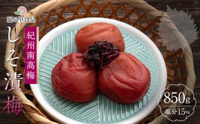 紀州南高梅 しそ漬梅 850g×1箱 ［Kn4］ 303446_CQ004